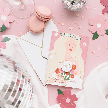 Cake topper Flores 14.5cm 8pcs