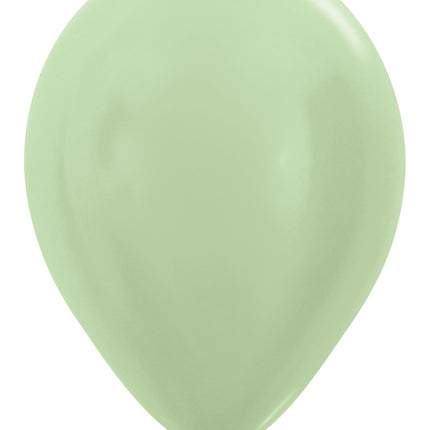 Globos satinados Verde 30cm 50pcs