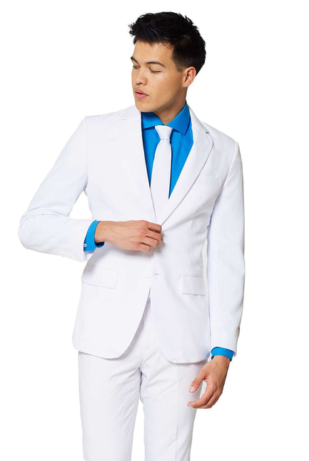 Hombres de traje blanco <tc>OppoSuits</tc>