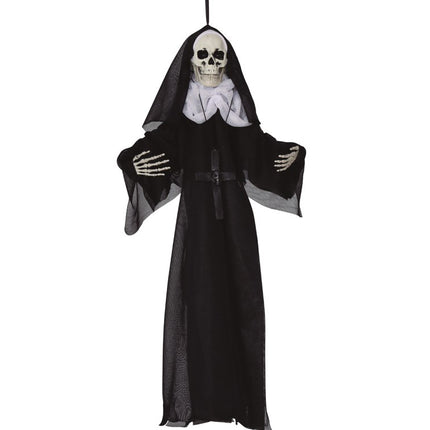 Halloween Monja Colgante Esqueleto 50cm