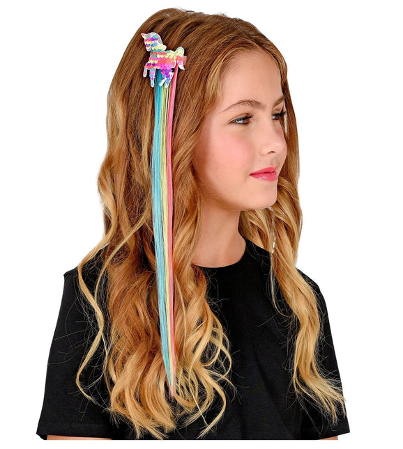 Extensión de pelo Unicornio Niña