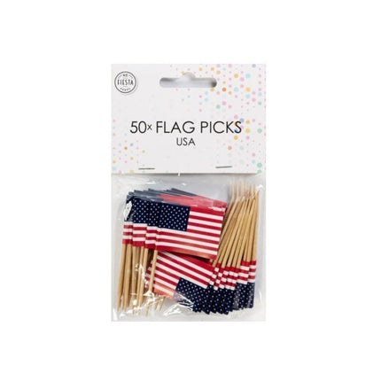 Palillos de cóctel Usa 8cm 50uds.