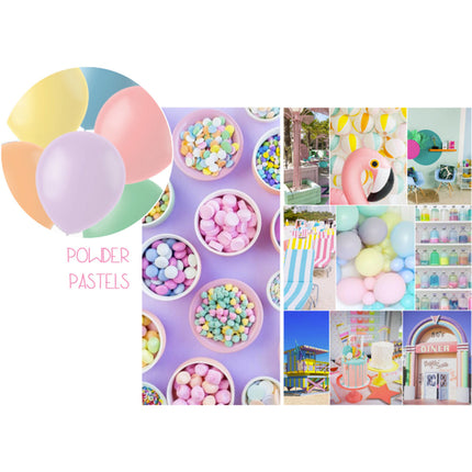 Globos de Colores Pastel 13cm 50pcs