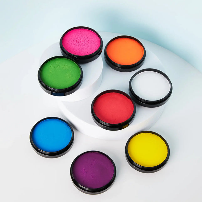 Moon Glow Neon UV Pro Pintura Facial Cake Pots Morado Intenso 36g