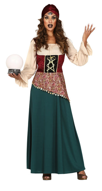 Disfraz de gitana de Halloween para mujer