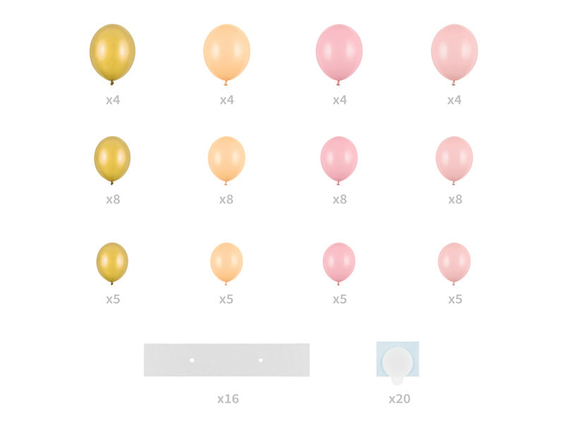 Globo Arco Corazón 14 piezas