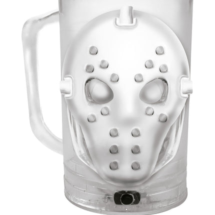 Decoración de Mesa Halloween Máscara Luminosa 10cm