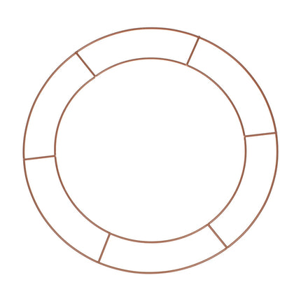 Marco Oro Rosa Metal Redondo 40cm