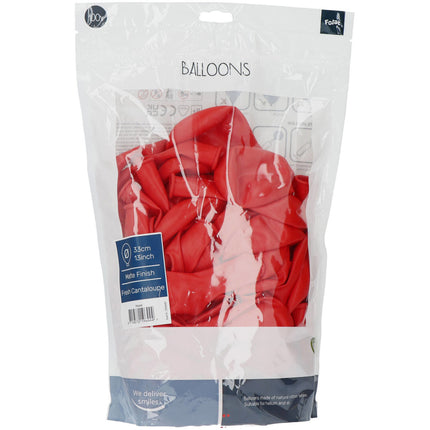 Globos Naranja Cantalupo Fresco 33cm 100pcs