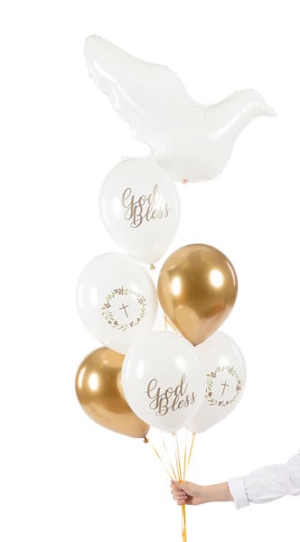 Globos God Bless Mix 30cm 6pcs