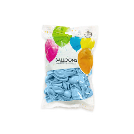 Globos Azul Claro Metálicos 13cm 100pcs