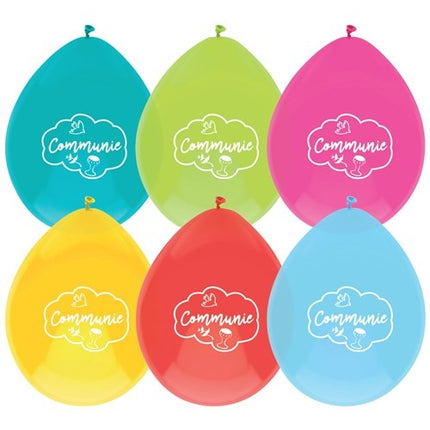 Globos de Comunión de Colores 30cm 6pcs