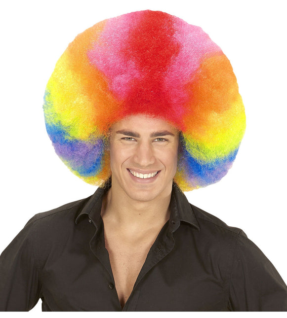 Peluca de Color Afro Extra Grande