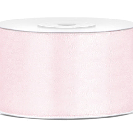 Cinta Raso Rosa Claro Pastel 38mm 25m