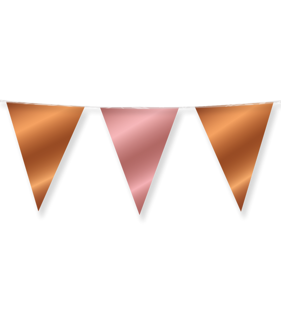 Guirnalda Oro Rosa Bronce Metálico 10m