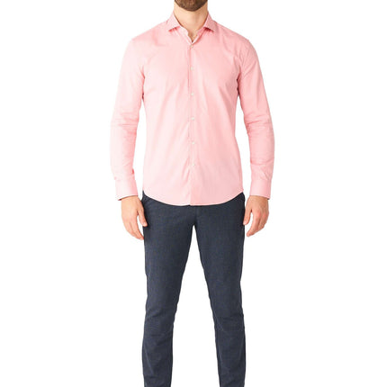 Camisa rosa claro para hombre <tc>OppoSuits</tc>