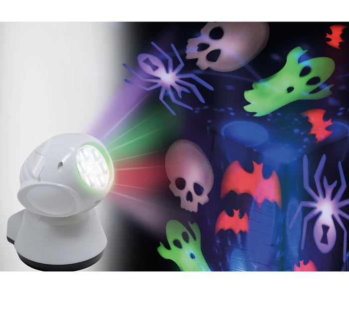 Proyector Halloween Figuras Led