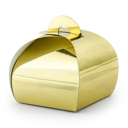 Cajas de regalo Oro 6cm 10pcs