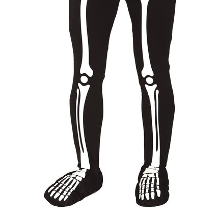 Pies de esqueleto de Halloween