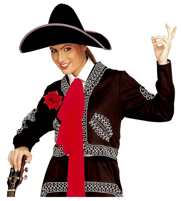 Broche Rojo Rosa 10cm