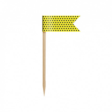 Cake topper Banderas 7cm 6pcs