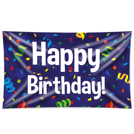 Bandera aguilón Feliz Cumpleaños 1,5m