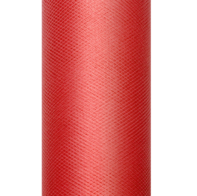 Rollo Tul Rojo 15cm 9m