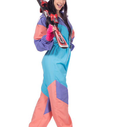 Traje de esquí retro para mujer