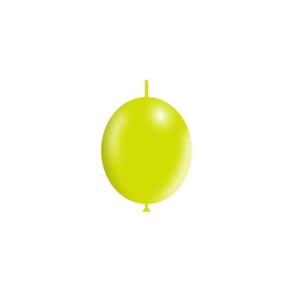 Globos Botón Verde Claro 15cm 100pcs