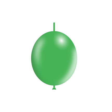 Globos Botón Verde 30cm 50pcs