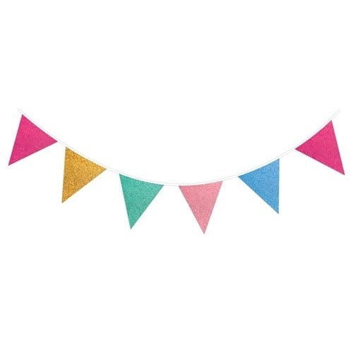 Guirnaldas de Colores Purpurina 6m