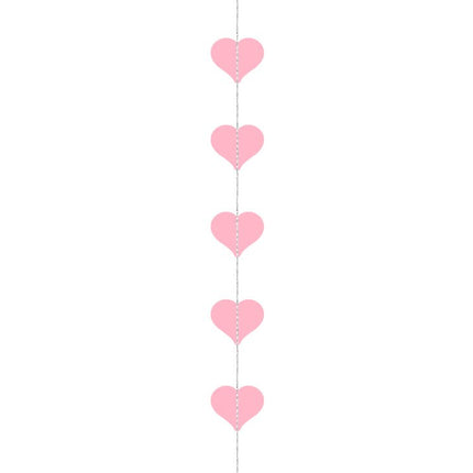 Hartjes Slinger Roze 3,5m van Partydeco koop je bij Partywinkel