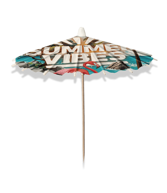 Gekleurde Cocktailprikkers Summer Vibes 8st van Paper Dreams koop je bij Partywinkel