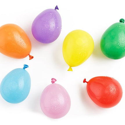 Gekleurde Waterballonnen Latex 8cm 100st van Partydeco koop je bij Partywinkel