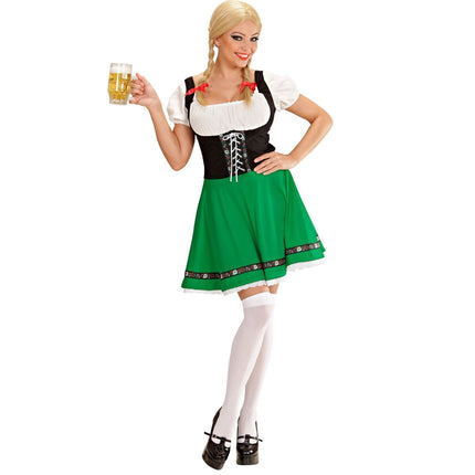 Groene Dirndl Jurk Oktoberfest van Widmann koop je bij Partywinkel