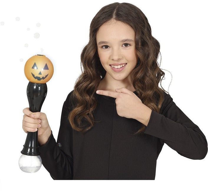 Halloween Bellenblaas Pompoen Led 36cm van Fiestas Guirca koop je bij Partywinkel