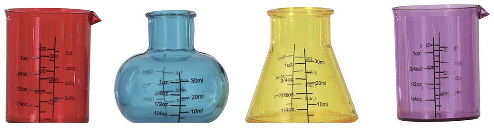 Halloween Decoratie Maatbekers 4 delig van Fiestas Guirca koop je bij Partywinkel