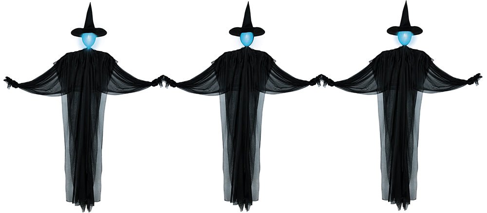Halloween Lichtsnoer Drie Heksen 1,6m van Fiestas Guirca koop je bij Partywinkel