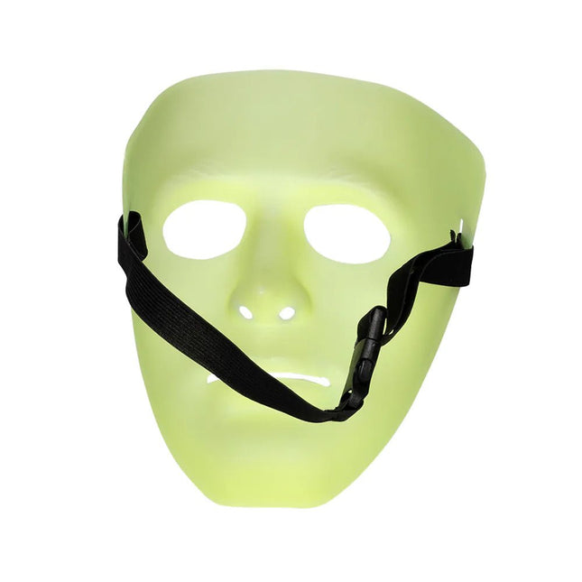 Halloween Masker Mime Glow In The Dark van Boland koop je bij Partywinkel