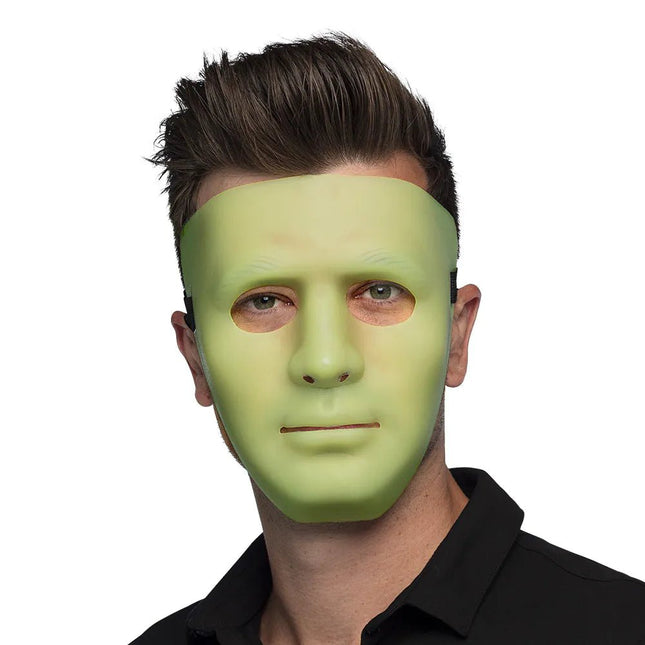 Halloween Masker Mime Glow In The Dark van Boland koop je bij Partywinkel