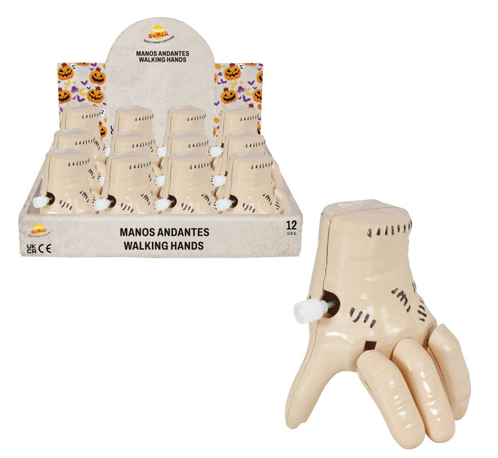 Halloween Nep Hand 8cm 12st van Fiestas Guirca koop je bij Partywinkel