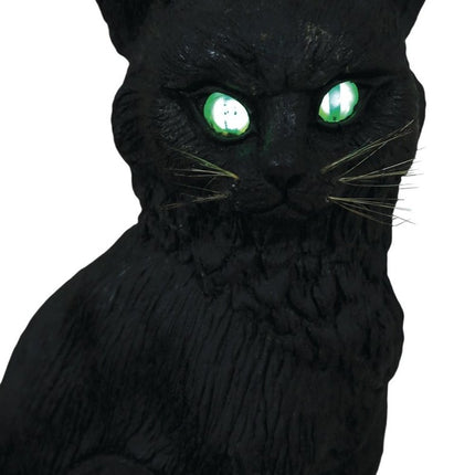 Halloween Nep Kat Met Licht En Geluid 32cm van Fiestas Guirca koop je bij Partywinkel