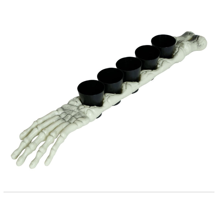 Halloween Shotglaasjes Skeletarm 50cm 5 delig van Fiestas Guirca koop je bij Partywinkel