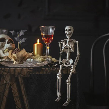 Halloween Skelet Wit 40cm van Partydeco koop je bij Partywinkel