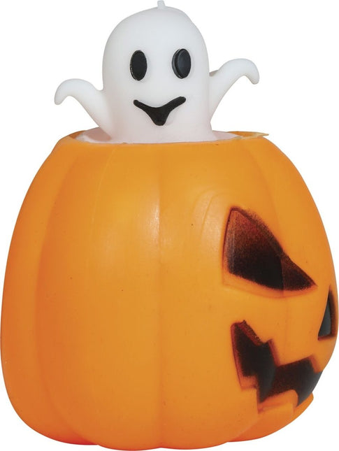 Halloween Uitdeelcadeautjes Spook Pompoenen 5cm 12st van Fiestas Guirca koop je bij Partywinkel