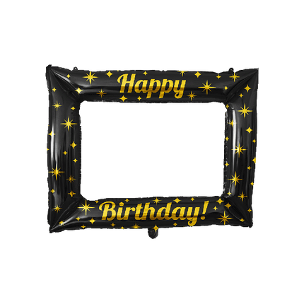 Happy Birthday Ballon Frame 85cm van Paper Dreams koop je bij Partywinkel