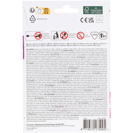 Happy Birthday Ballonnen Paarden 33cm 6st van Folat koop je bij Partywinkel