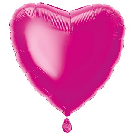Hart Helium Ballon Roze Leeg 45cm van Unique koop je bij Partywinkel