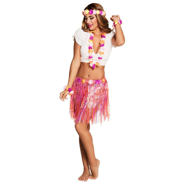 Hawaii Rokje Set 5 delig van Boland koop je bij Partywinkel