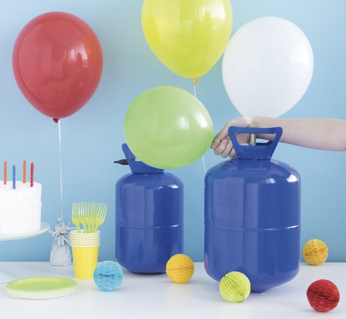 Helium Tank met 100 Ballonnen en Lint van Partywinkel koop je bij Partywinkel